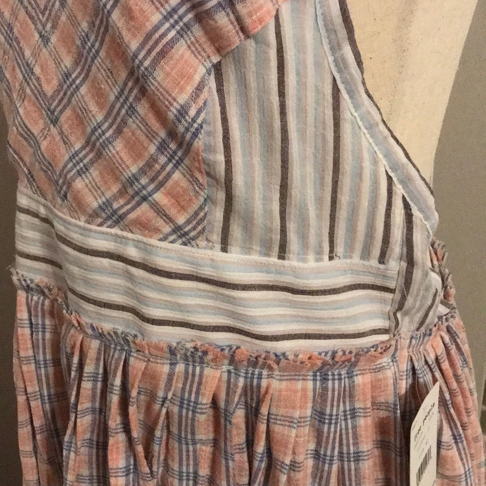 💥CLEARANCE💥 🥳HP! NWT~ FREE PEOPLE Pretty In Pink Halter Midi Dress - Picture 5 of 10